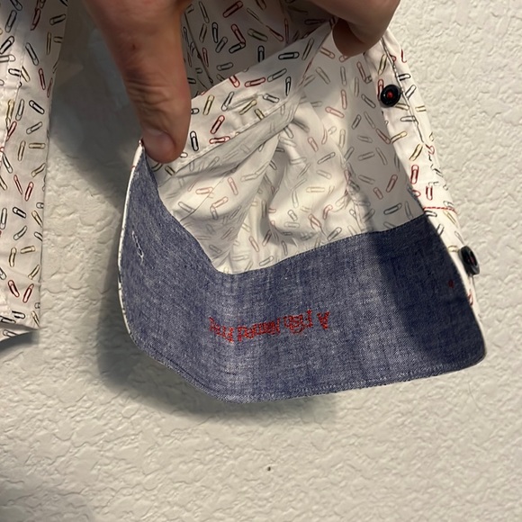 A Fish Named Fred Paper Clip Shirt - Picture 6 of 11